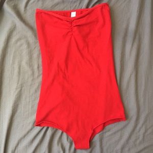 American Apparel Red body suit