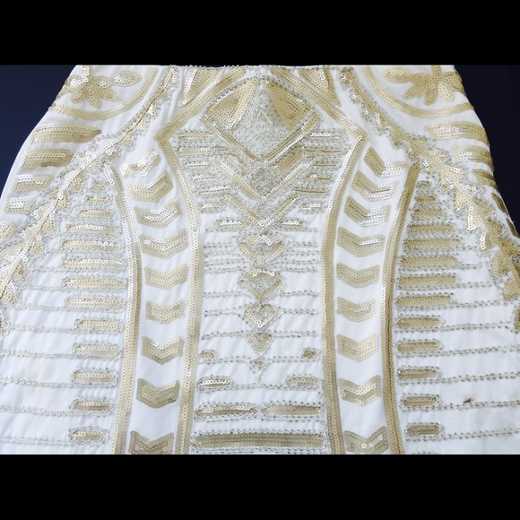 Beautifully Beaded Mini Skirt - Picture 2 of 4