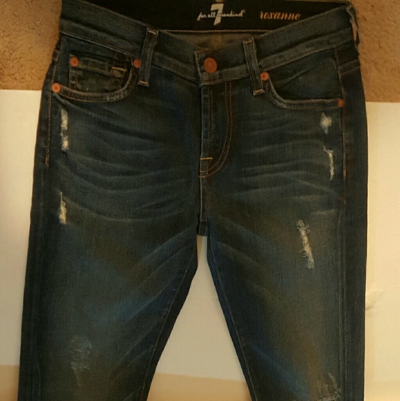 7 for all Mankind Roxanne Ultra Destroyed 25x32