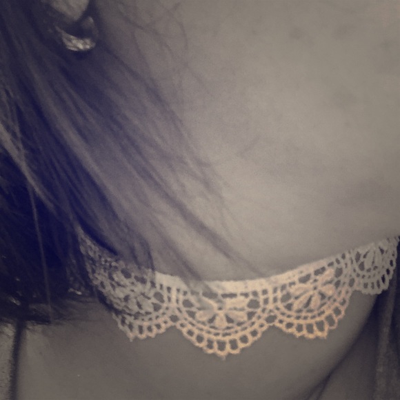 White Lace Choker Necklace