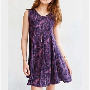 Purple Floral urban outfitters dress