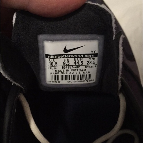 Nike SB Janoski, Navy Blue Camo, Size 10.5 MENS - Picture 3 of 4