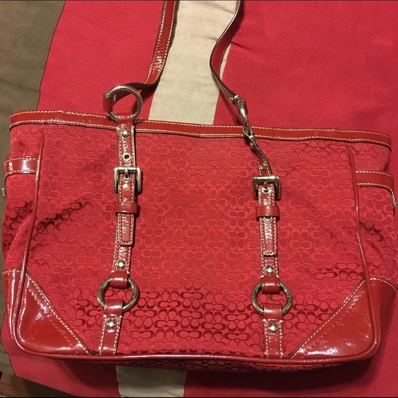 Coach Mini Signature Gallery Tote F0849-f12346