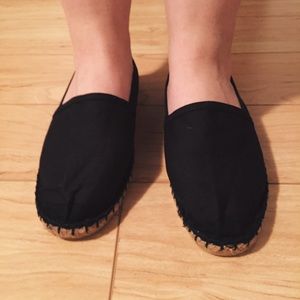 Black Canvas Espadrilles  (Similar to Toms)
