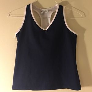 Navy Blue yoga tank top 🎽
