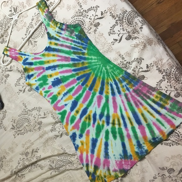 Tops - New ! Tie die Hand made mini dress 👗