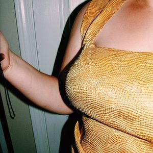 Vintage 1950S Gold Tank Top😋