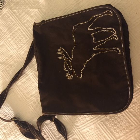 Brown messenger bag