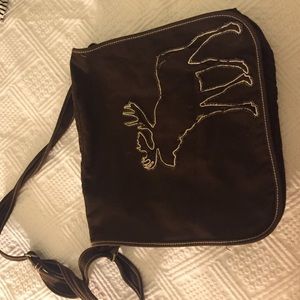 Brown messenger bag