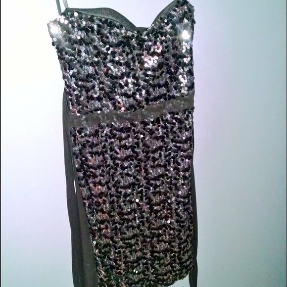 Strapless sequin dress from Deb, only worn once