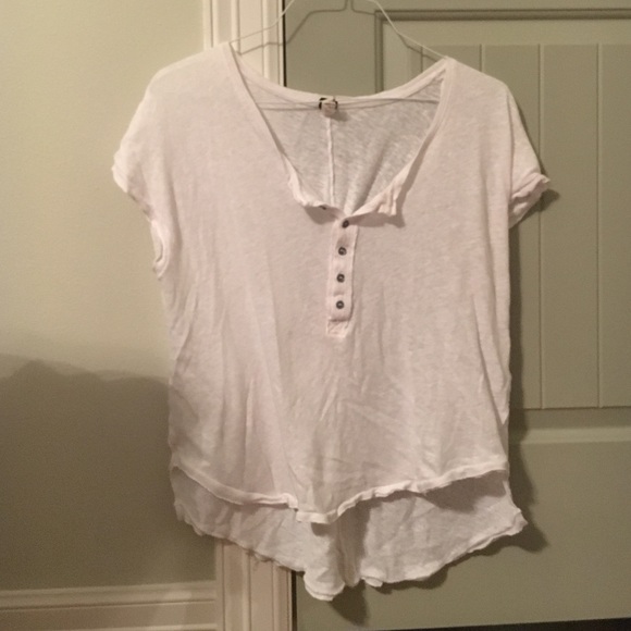 Free people top with buttons