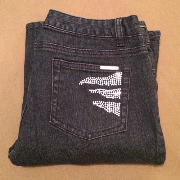 Michael Kors Jeans with bling pockets. Size 4 - Picture 2 of 4