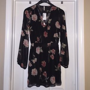 Floral backless dress - new w/ tags!