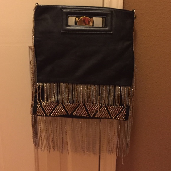 Black bedded purse