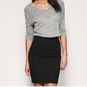 XS Black Pencil Skirt