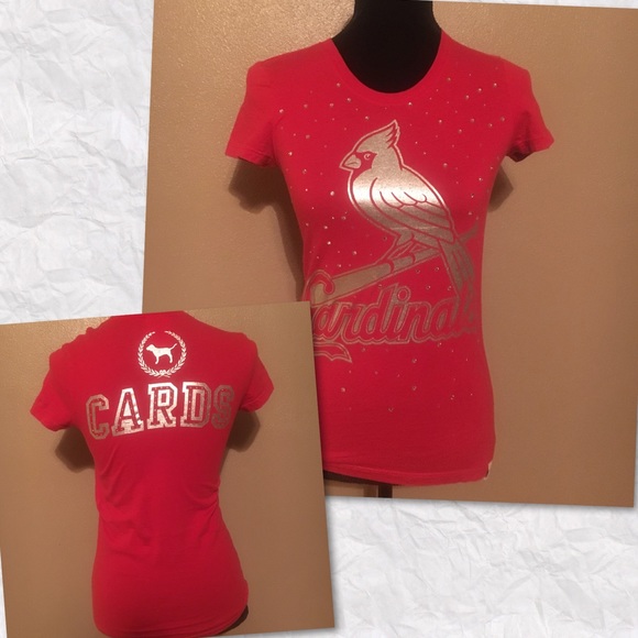 PINK Victoria's Secret Tops - Pink Major League Baseball shirt cardinals xs