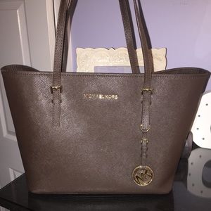 Dark Brown Michael Kors Tote