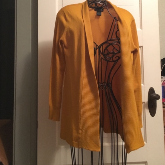 Mustard cardigan