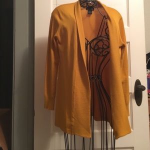 Mustard cardigan