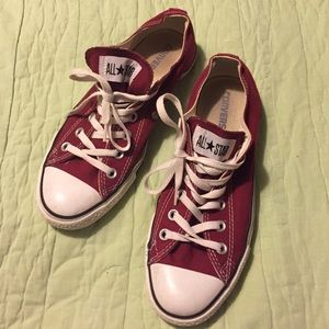 Maroon Converse