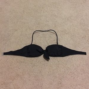 Victoria's Secret Black bikini top! Size Medium!