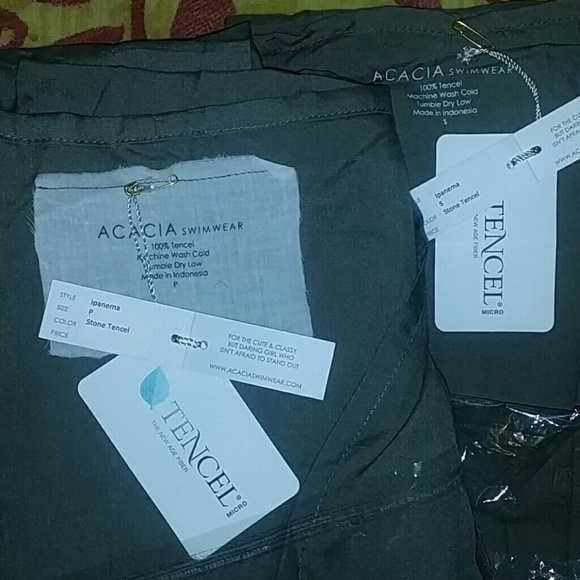 New acacia stone ipanema kimono beach coverup gray - Picture 4 of 4