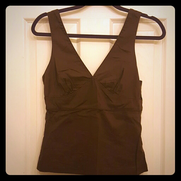 GAP top. Brown - Picture 1 of 4