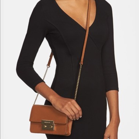 Michael Kors brown mini crossbody