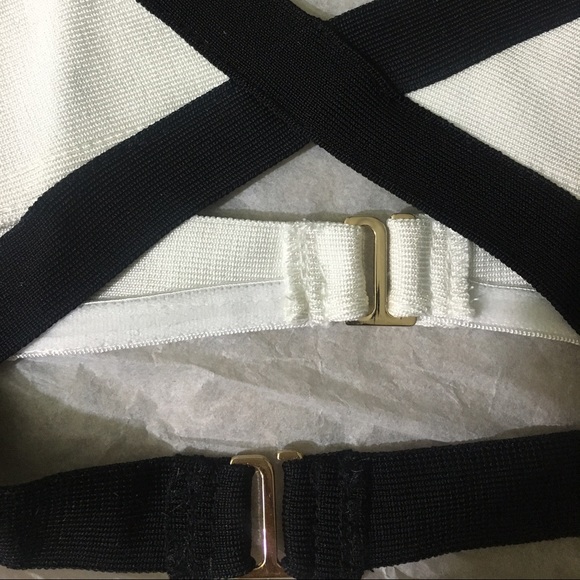 Black & White Bandage Bikini - Picture 3 of 3