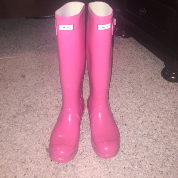 Hunter Shoes - Hot pink Hunter Rain Boots
