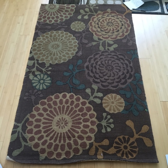 World Market Floral Jute Rug