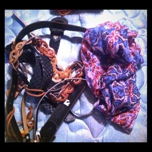 Belts & a scarf