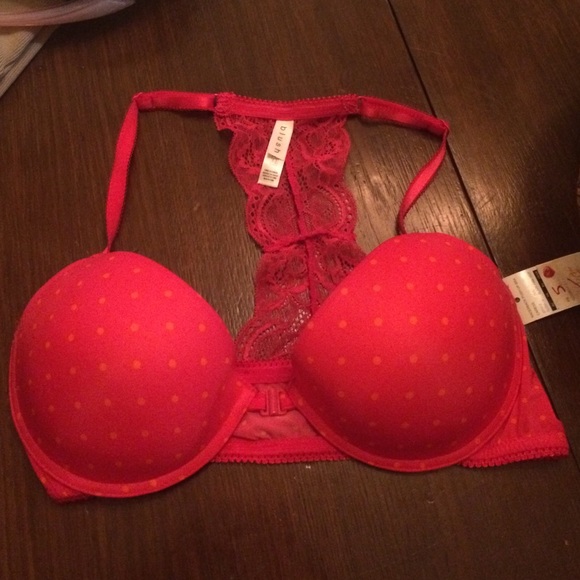 Blush blaze pink bra