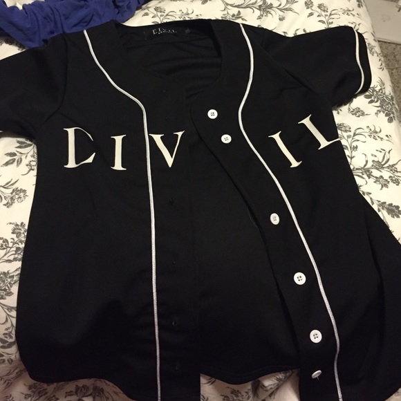 Civil baseball jersey