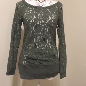 Lace long sleeve