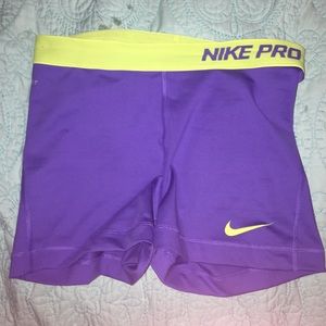 Purple Nike pro