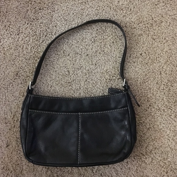 Ann Taylor Handbags - Ann Taylor black leather mini handbag