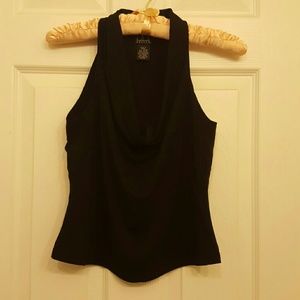 INC Petite black dress top