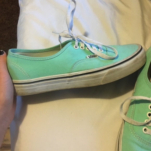 MINT BLUE VANS🍏 - Picture 3 of 3