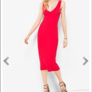 MICHAEL KORS CORAL DRESS XS