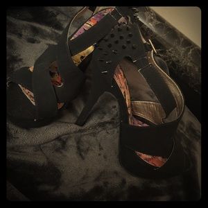 Black heels