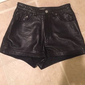 Leather Shorts