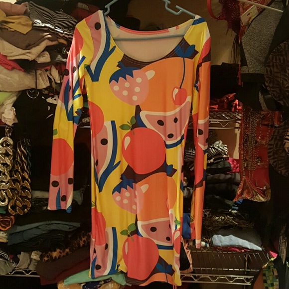 Fruit print dress