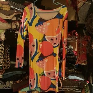 Fruit print dress