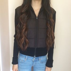 Black Sweater Jacket