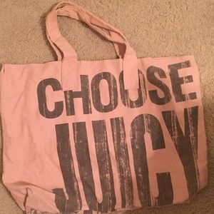 Juicy Couture "Icon" Canvas Tote Bag