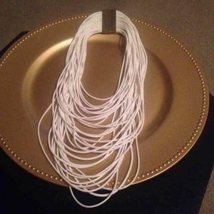 White rope necklace