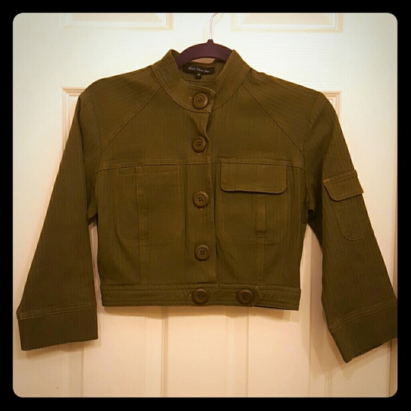 Heart Moon Star jacket. Army green.