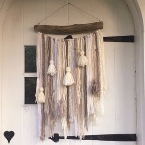 Handmade Neutral RusticBoho Driftwood Wall Hanging