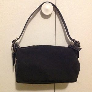 Small Coach Signature Black Top Handle Soho Purse